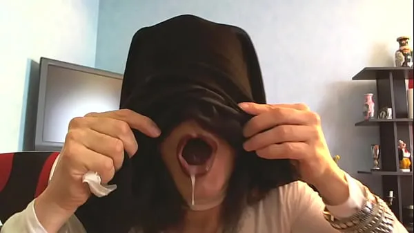 최고의 ejac en niqab 멋진 비디오