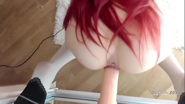 최고의 Red Haired Vixen 멋진 비디오
