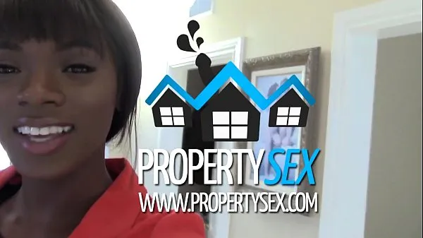 วิดีโอที่ดีที่สุดPropertySex - Beautiful black real estate agent interracial sex with buyerเจ๋ง