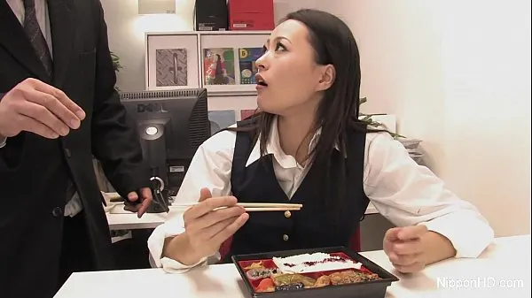최고의 Japanese office Blowjob 멋진 비디오
