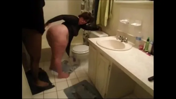 Bästa Fat White Girl Fucked in the Bathroom coola videor