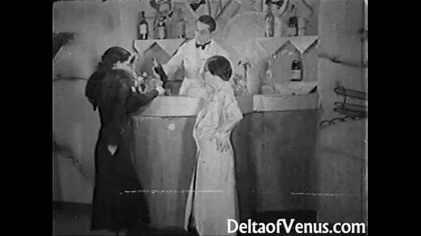 Najboljši Authentic Vintage Porn 1930s - FFM Threesome kul videoposnetki