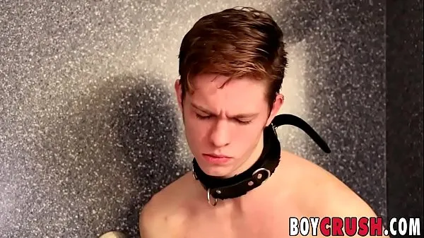 Best Naughty slave Nico Michaelson has permission to jerk off cool Videos