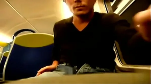 Best Gay student cums on the train cool Videos