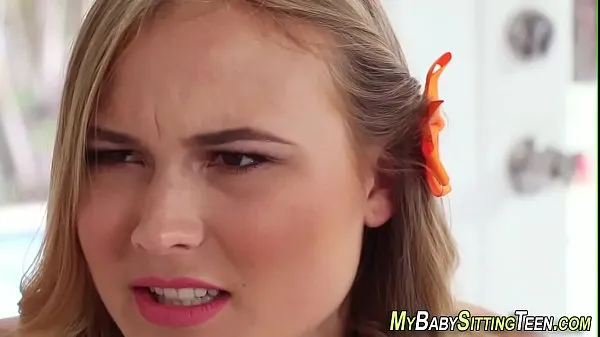 بہترین Teen babysitter cum faced عمدہ ویڈیوز