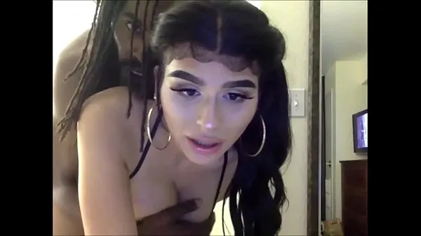 Bedste Transsexual Latina Getting Her Asshole Rammed By Her Black Dude seje videoer