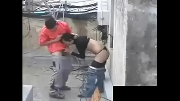 최고의 Algerian whore fucks with its owner on the roof 멋진 비디오