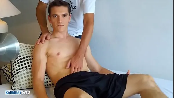 Parhaat Christophe French sea guard gets wanked his huge cock by 2 guys in spite of him hienot videot