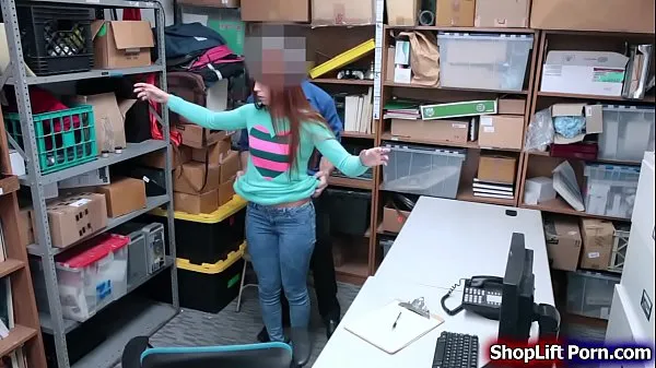 أفضل Busty teen is arrested by store officer for stealing bracelet in the jewelry officer conducts a strip search and he finds out the item in her officer made a deal with her if he can fuck her he will not call the cops مقاطع فيديو رائعة
