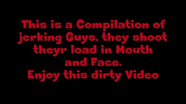 Najboljši Guys jerk off in Mouth and Face kul videoposnetki