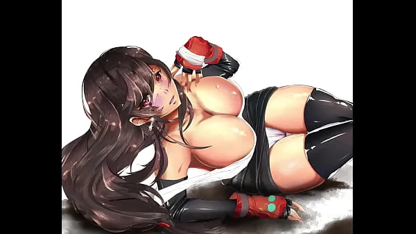 Τα καλύτερα Hentai] Tifa and her huge boobies in a lewd pose, showing her pussy δροσερά βίντεο