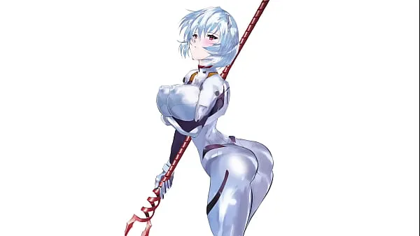 Beste Hentai] Rei Ayanami of Evangelion has huge breasts and big tits, and a juicy ass coole video's