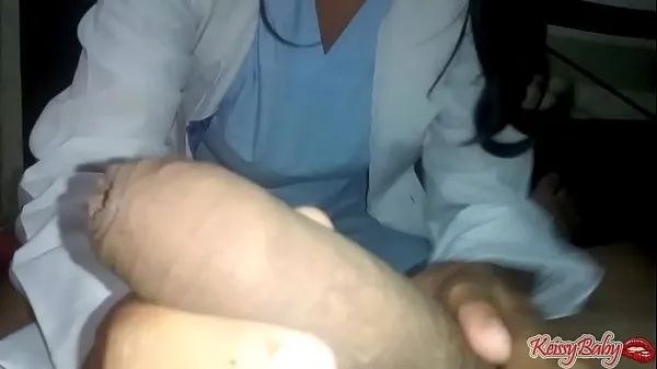 วิดีโอที่ดีที่สุดThe doctor cures my impotence with a mega suckเจ๋ง
