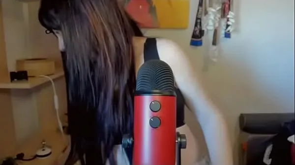 Bedste Give me your cock inside your mouth! Games and sounds of saliva and mouth in Asmr with Blue Yeti seje videoer