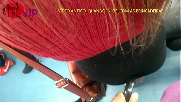 Best Cristina Almeida's husband filming his wife showing off on the Cptm train and Rondão kule videoer