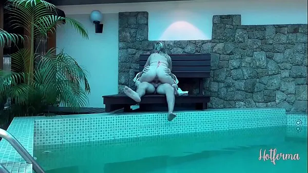 Bästa Boss invites maid to the pool but couldn't resist the hot coola videor
