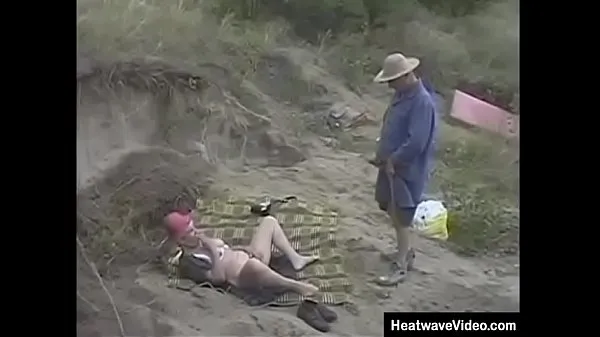 Best Hey My step Grandma Is A Whore - Piri - Older gentleman is taking a relaxing walk on the beach when he rounds a corner and is completely shocked to see a old granny masturbating kule videoer
