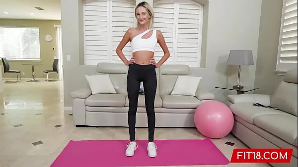 Best FIT18 - Tallie Lorain - Casting Under 100lb Super Skinny Blonde For Fitness Shoot - 60FPS cool Videos