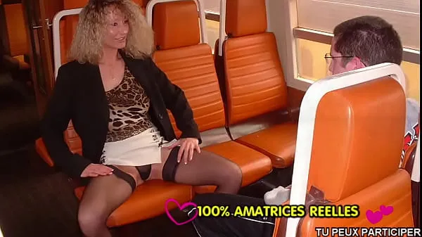 Beste Virgin boy and horny mom in train coole video's