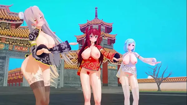 Parhaat MMD virtual youtubers chinese new year 【KKVMD】 (by 熊野ひろ hienot videot