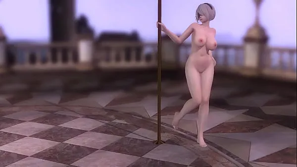 Bedste MMD 2B Nude Pole Dance (DOA5LR) (by teragurl90 seje videoer