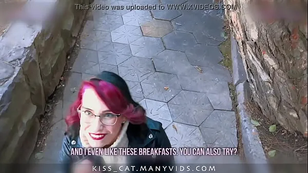 Najboljši KISSCAT Love Breakfast with Sausage - Public Agent Pickup Russian Student for Outdoor Sex kul videoposnetki