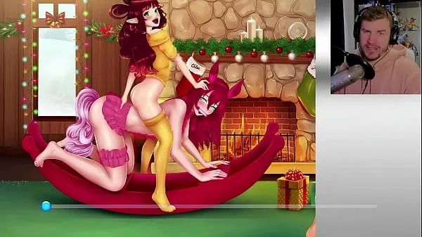 Melhores vídeos Girls Go Crazy During Christmas Holidays (Fap CEO) [Uncensored legais