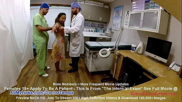 Melhores vídeos Paciente padronizada Melany Lopez examinada pela enfermeira estudante, dá a ele uma chupada quando o médico Tampa recebe a página de emergência legais