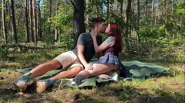 Best Public couple sex on a picnic in the park KleoModel cool Videos