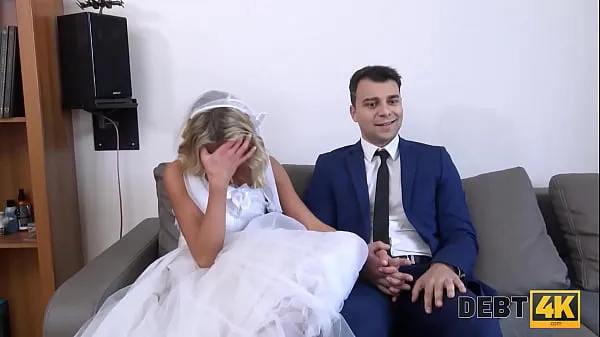 Best DEBT4k. Debt collector fucks the bride in a white dress and stockings cool Videos