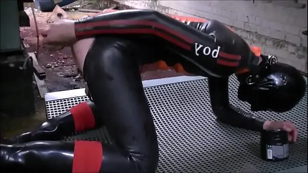 최고의 rubber slave dildo ride 멋진 비디오