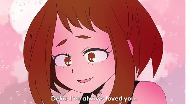 วิดีโอที่ดีที่สุดUraraka is fucked by Midoriya after she declares her love for himเจ๋ง