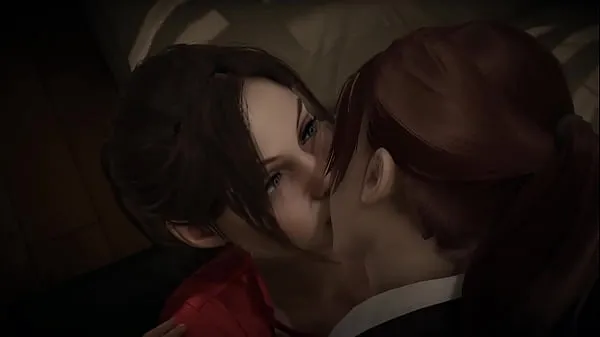 최고의 Resident Evil Double Futa - Claire Redfield (Remake) and Claire (Revelations 2) Sex Crossover 멋진 비디오
