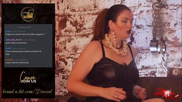 최고의 BoundNHit Discord Stream # 7 Fetish & BDSM Q&A with Domina Lady Julina 멋진 비디오