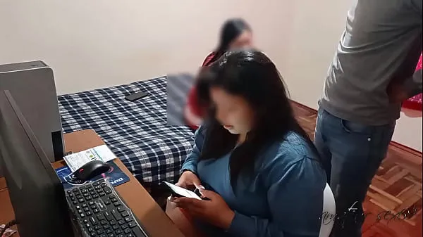 Beste Cuckold wife pays my debts while I fuck her friend: I arrive at my house and my wife is with her rich friend and while she pays my debts I destroy her friend's rich ass with my big cock, she almost catches us coole video's