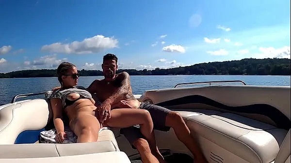 Best Last few weeks of summer so we had to get in some hot sex on the lake cool Videos