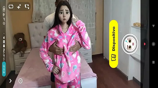 Bedste She is Fucked by her perverted caretaker while he records her with his mobile seje videoer