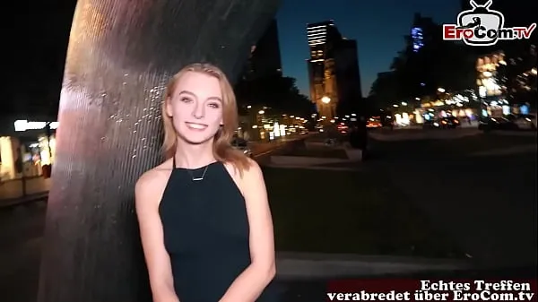 Video Cute german blonde Teen with small tits at a real Fuckdate keren terbaik