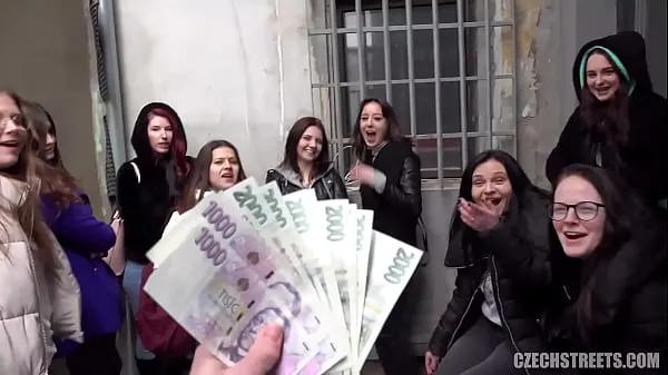 Video hay nhất CzechStreets - Teen Girls Love Sex And Money thú vị