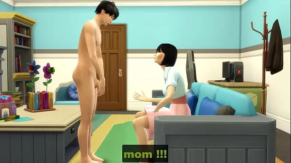 Beste Japanese step-mom and step-son fuck for the first time on the sofa coole video's