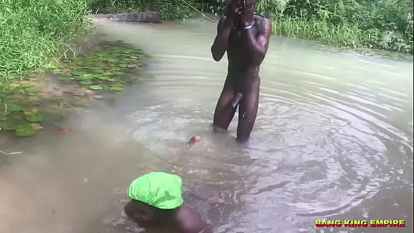 Video hay nhất BANG KING EMPIRE - ENJOYING SLOW AND STEADY SEX IN THE STREAM WITH AFRICAN EBONY VILLAGE HUNTER'S WIFE thú vị