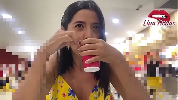 Video hay nhất Exhibitionism - I love to show my ass and my tits in malls so I go for one and end up in the car sucking my brotherin-law's dick thú vị