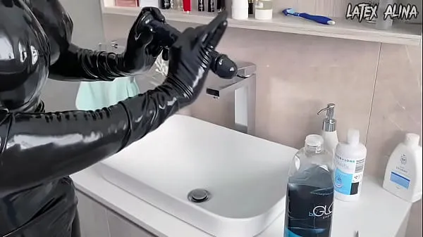 Best Latex Drone Secures Huge Dildo Inside Ass cool Videos