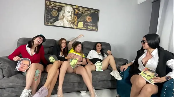 Best Presidential candidates in Colombia fucking in an interview to win the elections - Sara Blonde - Katty Blake - Ambar Prada - Natalia Medina - Camila Mush - Mia Montieth cool Videos