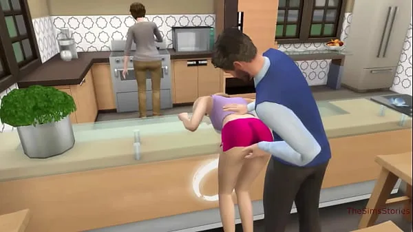 Beste Sims 4, Stepfather seduced and fucked his stepdaughter coole video's