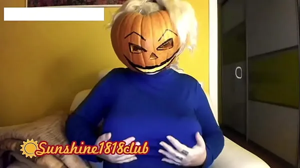 Best Happy Halloween pervs! Big boobs pumpkin cam recorded 10 31 cool Videos
