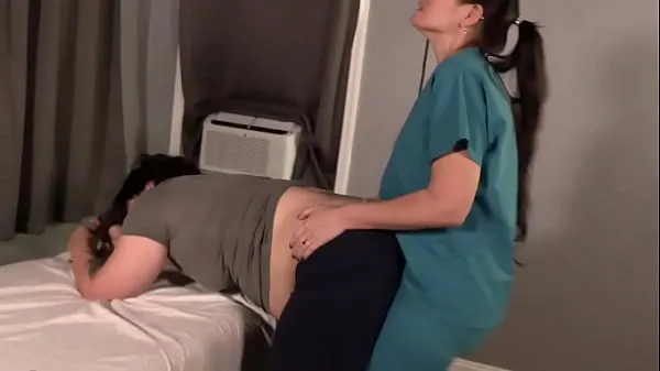 Best Nurse humps her patient cool Videos