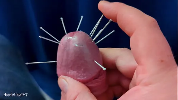 Best Ruined Orgasm with Cock Skewering - Extreme CBT, Acupuncture Through Glans, Edging & Cock Tease kule videoer
