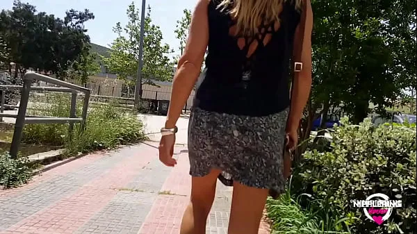 Bästa nippleringlover kinky mother no panties flashing pierced pussy on public street and supermarket coola videor