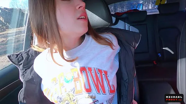 Best Russian Hitchhiker Blowjob for Money and Swallow Cum - Russian Public Agent cool Videos